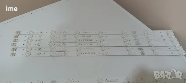 Подсветка 12бр, 7 диода. LED Backlight ODT-550-OD30 / 0D55D14R-ZC21FG01., снимка 2 - Части и Платки - 49228746