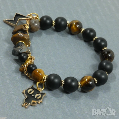 ⚜️ Гривни с камъни, кристали, талисмани, снимка 5 - Гривни - 50889257