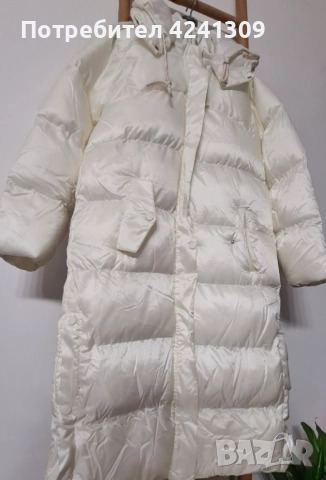 Дамска шуба с качулка - нова