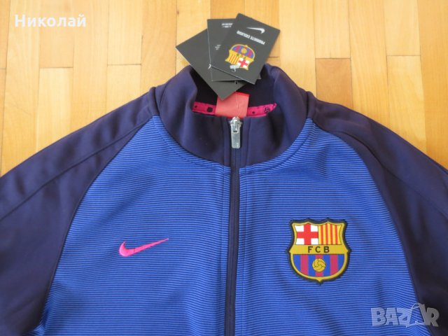 Nike FC Barcelona Authentic Track Jacket, снимка 2 - Спортни дрехи, екипи - 27916022