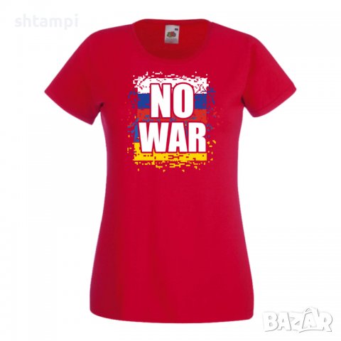 Дамска Тениска Украйна No War , снимка 5 - Тениски - 37011406