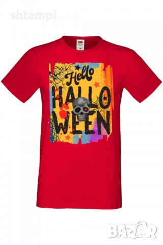 Мъжка тениска Halloween 09,Halloween,Хелоуин,Празник,Забавление,Изненада,Обичаи,, снимка 4 - Тениски - 38134932