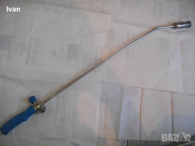 940мм/ф35мм ГАЗОВА ПРОПАН-БУТАН ГОРЕЛКА ЗА ПЛЕВЕЛИ И ПЪРЛАЧКА НЕМСКА CHF РАБОТИ НА ФЛАКОН ГАЗ, снимка 2 - Други инструменти - 48409029