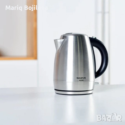 Електрическа кана Taurus Selene – 2200W, 1.7L, 360° основа, неръждаема стомана, авто изключване, снимка 12 - Кани - 53225636