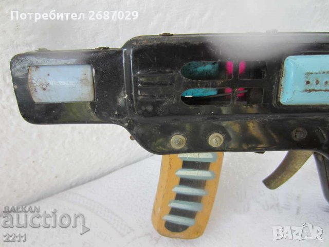  Стар автомат пушка играчка, снимка 3 - Колекции - 28949903