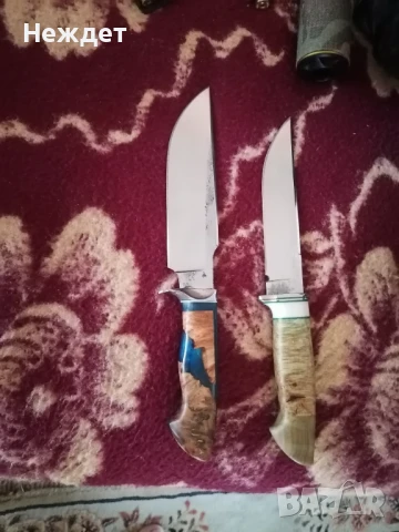 Нож от кована танкова шпилка. , снимка 6 - Ножове - 50675234