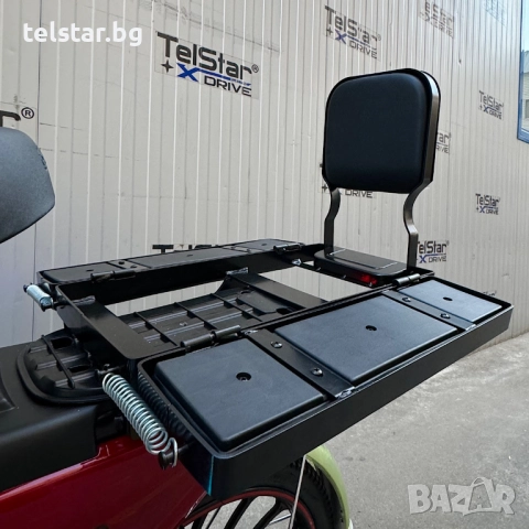 Електрически карго скутер TANK BALKAN TELSTAR 1500W 60V 23Ah с двойна седалка, възможност за педали , снимка 8 - Мотоциклети и мототехника - 52426481