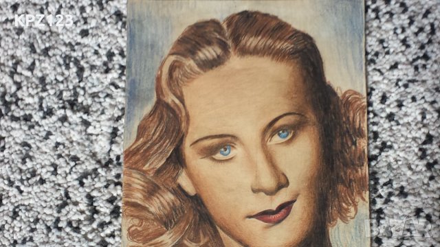 ПОРТРЕТ НА ЖЕНА ЦВЕТЕН МОЛИВ, снимка 2 - Картини - 29059534