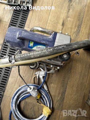 Машина за безвъздушно боядисване Q-TECH, снимка 4 - Други инструменти - 51832320