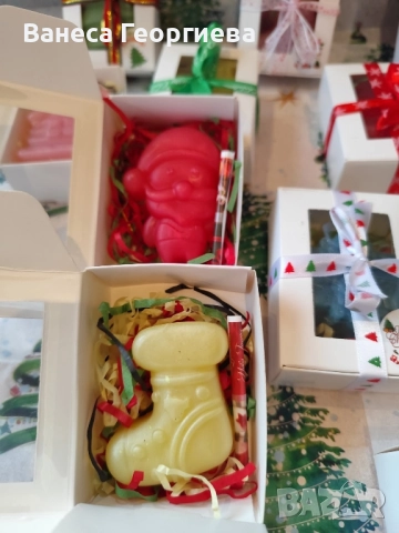 Коледни медени сапуни , снимка 2 - Коледни подаръци - 48413636
