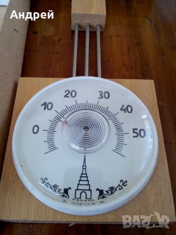 Стар механичен термометър #2, снимка 4 - Антикварни и старинни предмети - 27417014