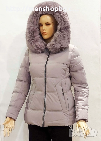 Дамско яке код 129 - бледо лилаво