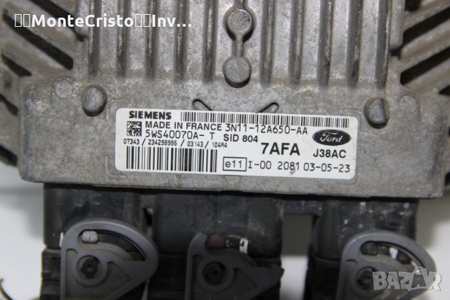 Моторен компютър Ford Fusion (2002-2012г.) 3N11-12A650-AA / 3N1112A650AA / 5WS40070A-T / 5WS40070AT, снимка 2 - Части - 34636895