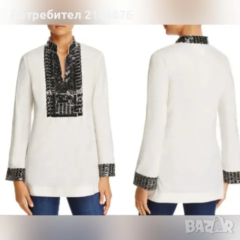Дамска риза / туника памук с пайети TORY BURCH р-р XS/0