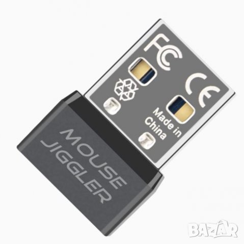 AirDrive USB Mouse Jiggler Moji Фалшива Мишка Симулатор Скрити Микро Движения Компютъра Ви НеЗаспива, снимка 2 - Клавиатури и мишки - 36994884