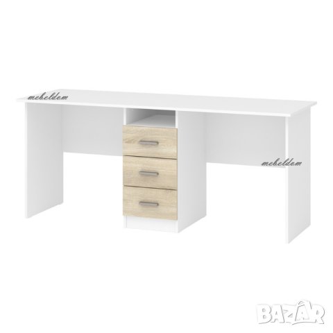 Бюро 175см. за двама с 3 чекмеджета(код-1140), снимка 3 - Бюра - 40713041