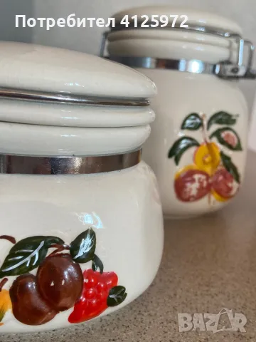 Комплект 3 бр буркани за подправки, съхранение със закопчалка, снимка 7 - Други - 49159934
