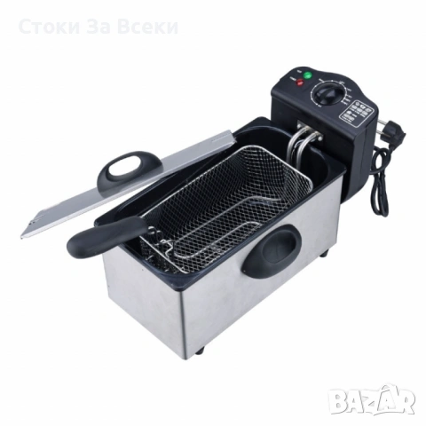 Електрически фритюрник Royalty Line 3L - 2000W мощност, снимка 6 - Фритюрници - 53059383
