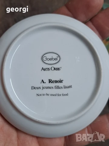 декоративни порцеланови чинийки Goebel  26/4, снимка 7 - Декорация за дома - 50826858