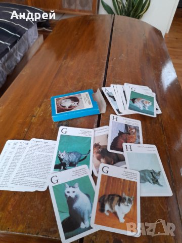 Стари карти за игра Котки, снимка 4 - Други ценни предмети - 43427771