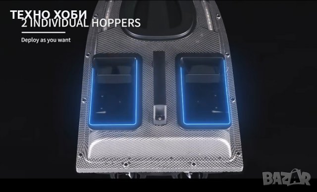 Лодка за захранка карбонова с 40 точков GPS с автопилот, снимка 18 - Такъми - 33610450