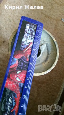 Свещник стар бронз 21606, снимка 10 - Декорация за дома - 32334170