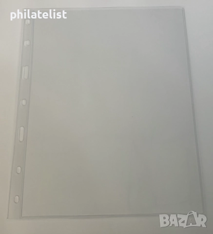 прозрачни резервни листи LUX за една банкнота 1C – 185x252 мм , опаковка от 10 бр. - OPTIMA стандарт, снимка 2 - Нумизматика и бонистика - 52091009