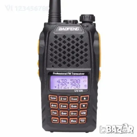 Радиостанция Baofeng 6R 5/8w модел двубандова DTMF, CTCSS, DCS, снимка 4 - Други - 49758984