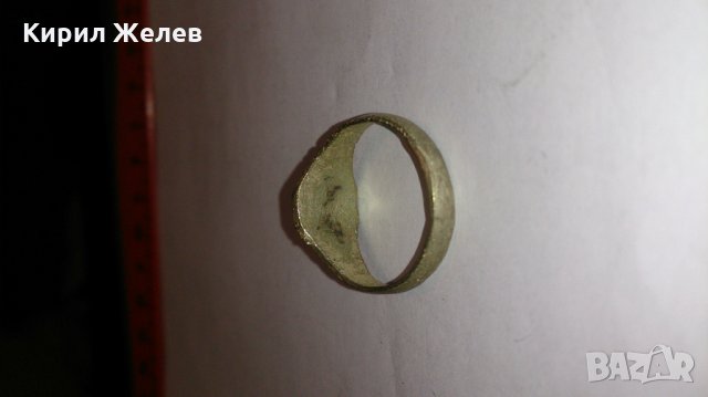 Стар пръстен уникат над стогодишен сачан -60051, снимка 4 - Пръстени - 28866724