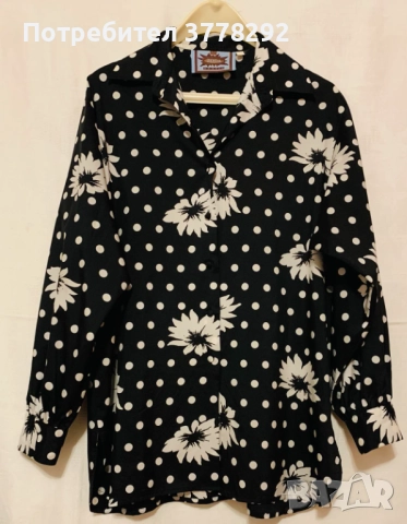 Ризи дамски Нови, 6 бр. различни размери 4 бр -M-L и 2 XL/2XL и тениска, р-р  L, снимка 5 - Ризи - 51989752