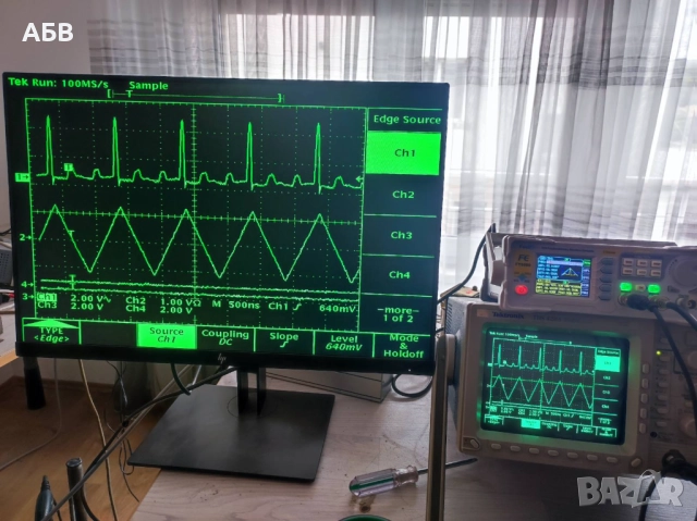 Продава се двуканален функционален генератор 100Mhz, снимка 10 - Друга електроника - 51813891
