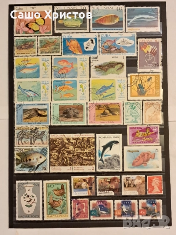 Пощенски марки тема ”Животни”., снимка 3 - Филателия - 52699226