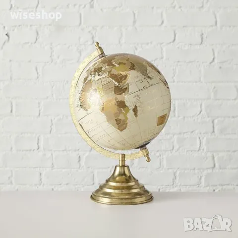 Златист декоративен глобус, снимка 1