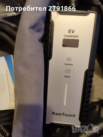 Заряден кабел за електрически автомобили RamTouch тип 2 Schuko 3.7 kW, 1 фаза, 6м. LCD дисплей, снимка 9 - Аксесоари и консумативи - 50160101