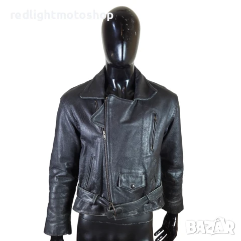 📌 5280 Мъжко кожено яке | Рокерия | Размер S | 120 лв.