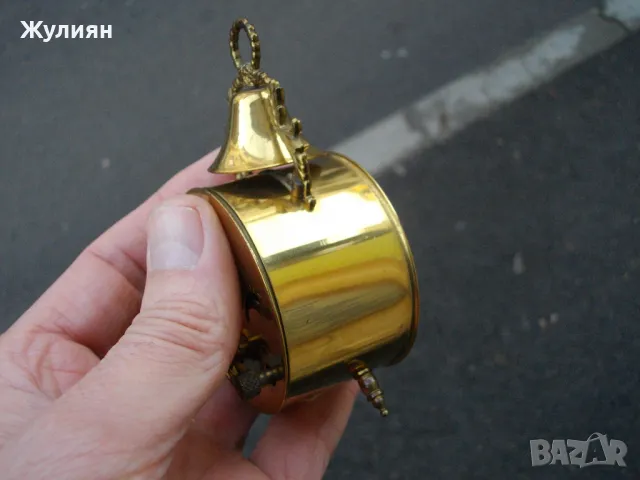 КОЛЕКЦИОНЕРСКИ МИНИ БУДИЛНИК BLESSING WEST GERMANY , снимка 4 - Антикварни и старинни предмети - 48283272