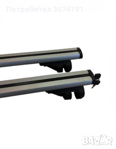 2бр. Алуминиеви Греди Багажник за Таван на Кола Автомобил с Ключ 120см, снимка 3 - Аксесоари и консумативи - 33016943