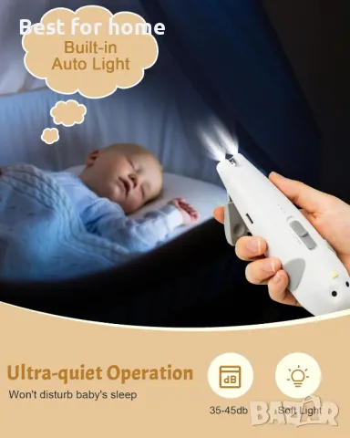 Бебешки интимен комплект Lictin 26 части с ел. пила за нокти, снимка 4 - Други - 48483620