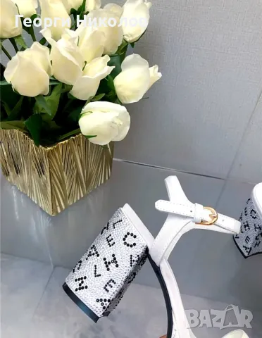 Дамски сандали Шанел , снимка 4 - Сандали - 50057448