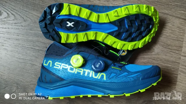 La Sportiva Jackal 2 Boa Storm Blue/Lime Punch  44,5, снимка 14 - Маратонки - 47258710