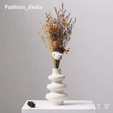 Нова Керамична ваза за цветя модерна луксозна декорация за дом офис, снимка 5 - Декорация за дома - 40840576