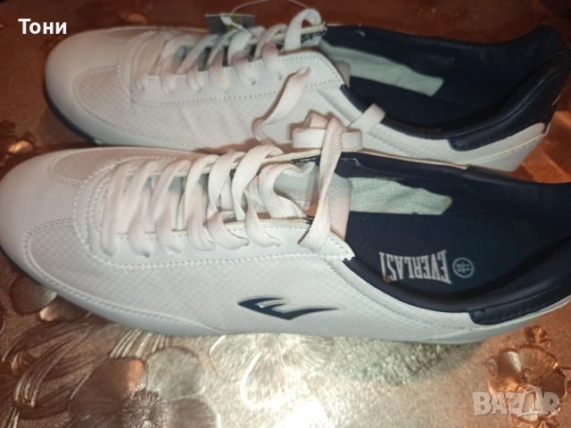 EVERLAST Оригинал Нови Мъжки Кожени Маратонки 46, снимка 2 - Маратонки - 53597153