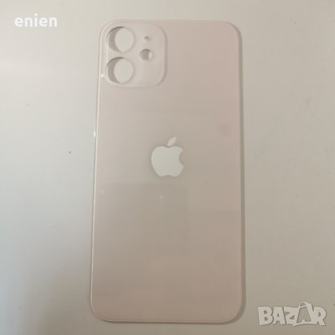 Заден капак, панел стъкло за iPhone 12 Mini / Бял, снимка 1