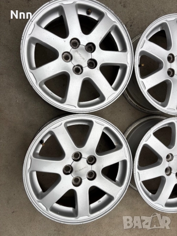 4бр.15цола Ал.джанти за Субару 5х100, снимка 2 - Гуми и джанти - 52876610