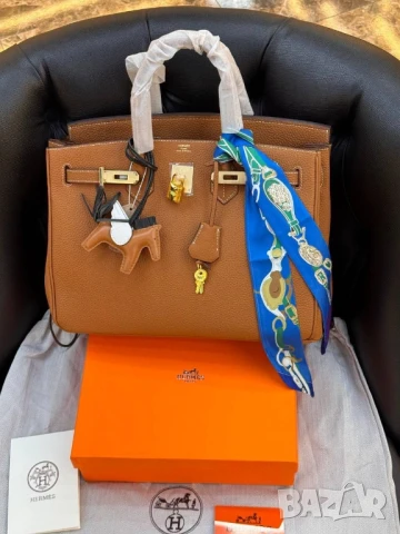висококачествени чанти HERMES BİRKİN BAG : 35 cm x 18 cm , снимка 12 - Чанти - 51207921