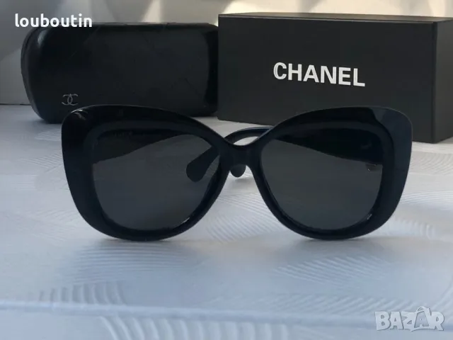 CH дамски слънчеви очила черни , снимка 14 - Слънчеви и диоптрични очила - 48002716