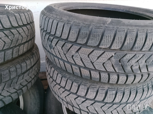 4бр. Пирели зимни 215х55х18 дот33-20г., снимка 3 - Гуми и джанти - 52157853