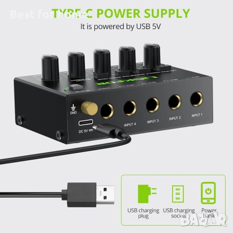  4-канален аудио миксер , снимка 4 - Други - 51533401