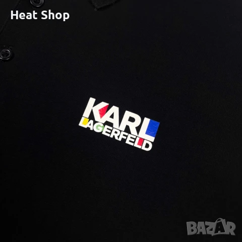 Мъжка поло тениска Karl Lagerfeld Small Logo Polo Shirts, снимка 2 - Тениски - 51282267
