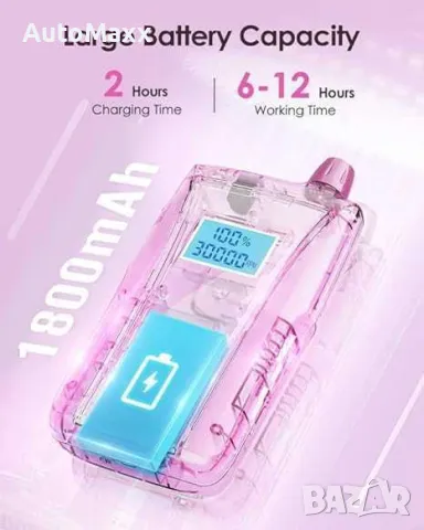 Акумулаторна шлифовалка за нокти , снимка 4 - Маникюр и педикюр - 47579099